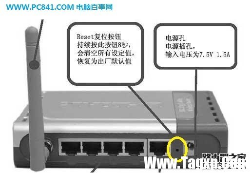 路由器重置方法二