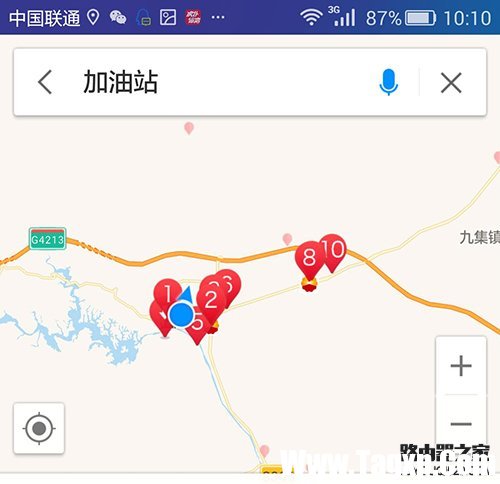 高德地图怎么搜索附近的加油站