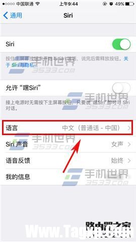 苹果iPhoneSE怎么设置Siri语言