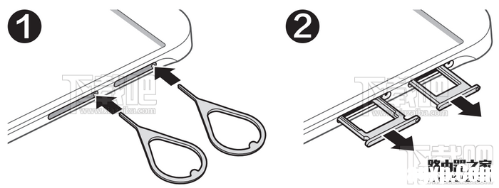 三星A8(Galaxy A8)内存卡(TF卡)安装图解