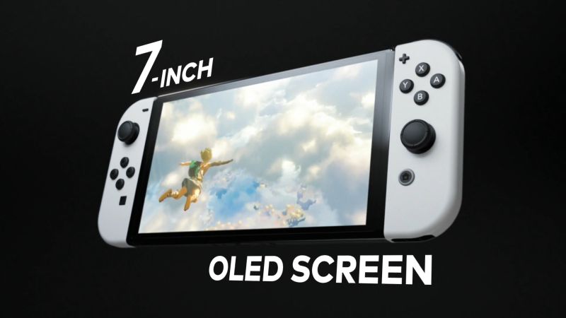 任天堂Switch OLED版本发布 新增OLED屏、10月发售
