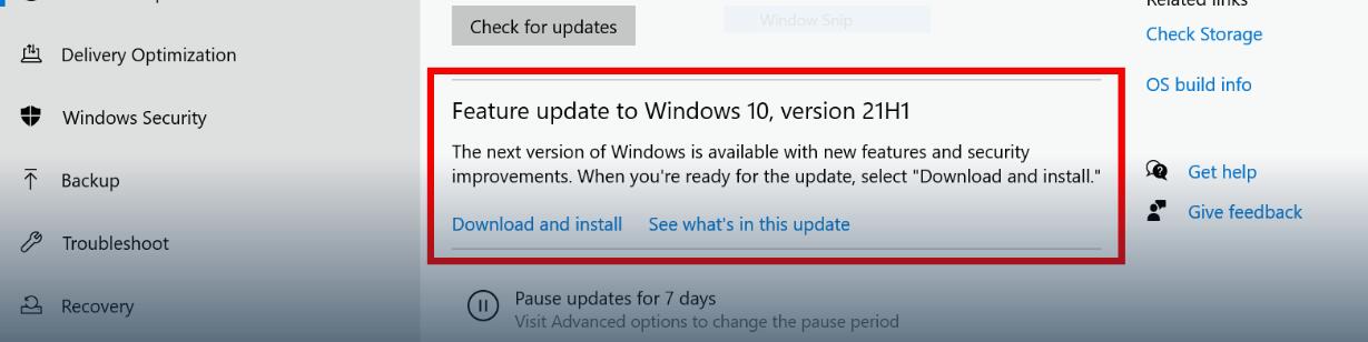 微软发布前先认证了Windows10 21H1的广泛部