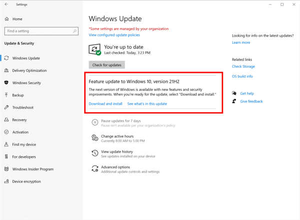 微软发布Windows 10 Build 19044.128更新