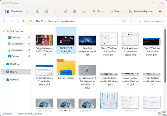 我可以在Windows10中获取Windows11的文件资源