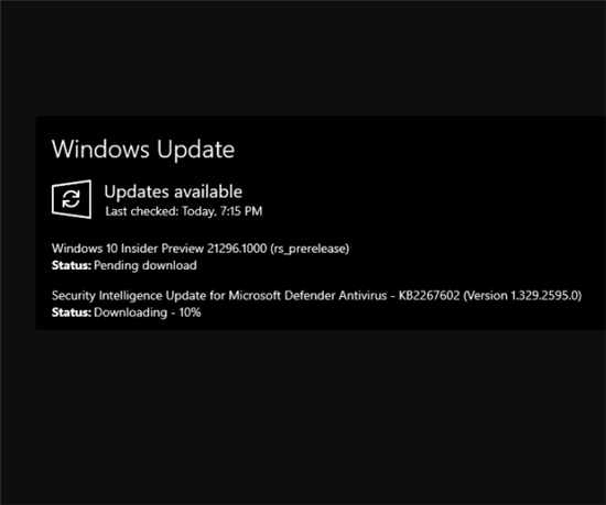 Windows 10 Build 21296.1000 Rs_Prerelease推出