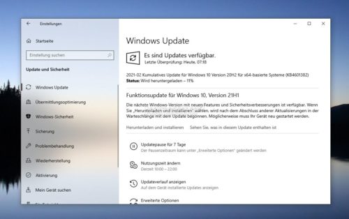 Windows10 21H1现在将在Beta中自动分发
