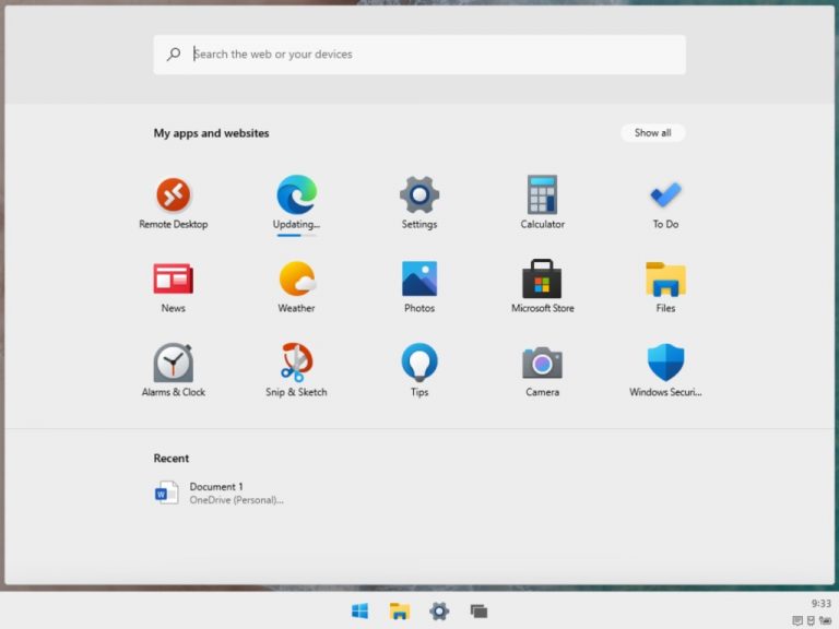 Windows 10X构建“泄漏”，提供了对OS的单屏