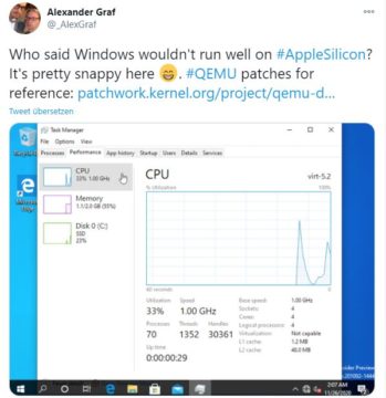 通过QEMU将Windows10 ARM安装在