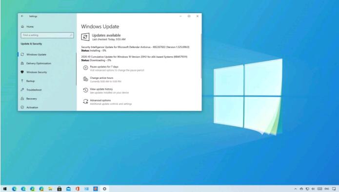 Windows10版本(2009)20H2的内部版本19042.572发布