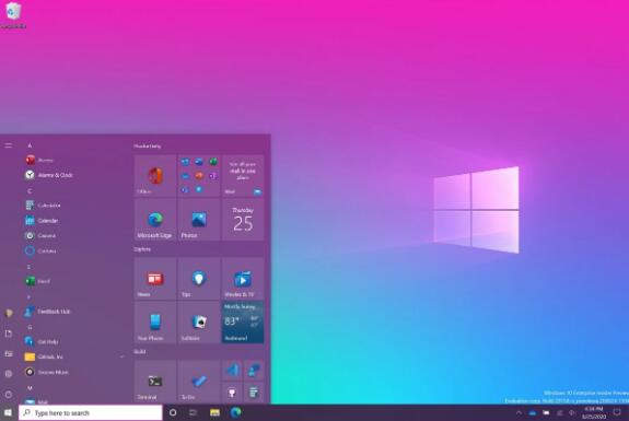 微软发布了Windows10 Build 20236给开发者频道的内部人员，它能够刷新显示器的刷新率等等