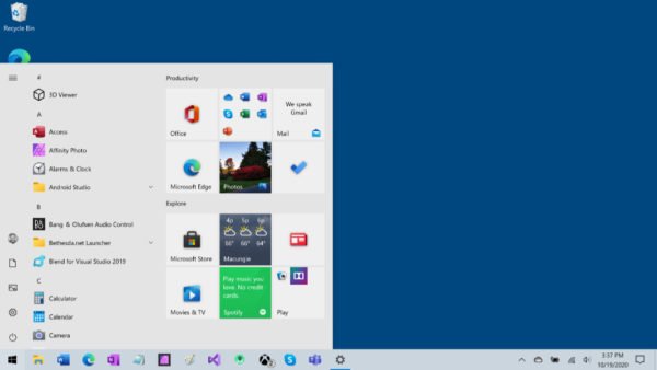 Windows10 20H2版本的新增功能