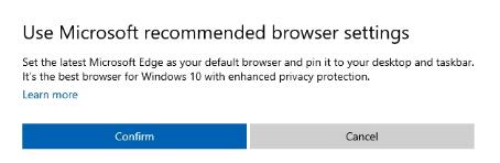 Windows 10将开始通过``设置''应用程序推广Microsoft Edge
