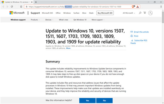 微软再次推出KB4023057以强制执行Windows 1