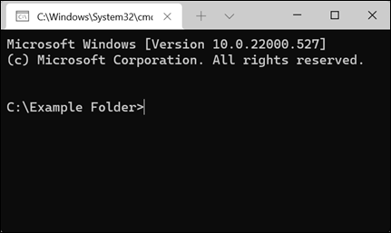 如何在 Windows11 上的文件夹中打开 CMD 窗口