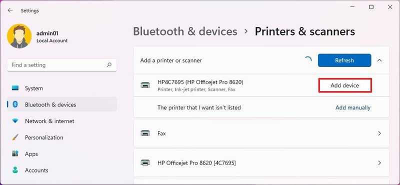 如何在Windows11上设置USB或Wi-Fi打印机