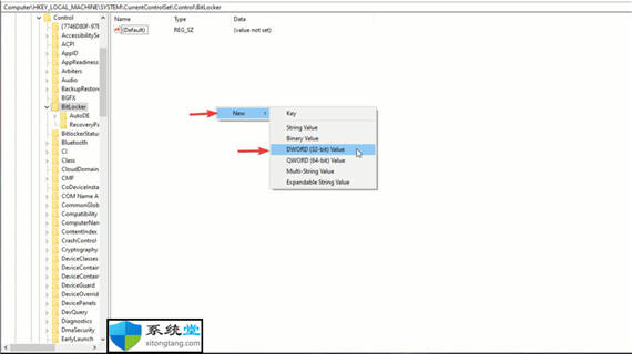 禁用bitlocker的方法_win11注册表编辑器禁用BitLocker