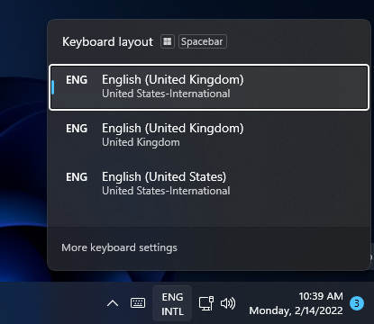 如何在Windows11中更改、删除和添加键盘布局？