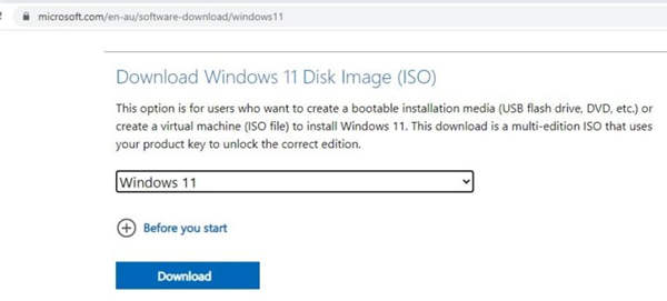 如何从微软官网下载windows11_从Microsoft下载官方Win11 ISO方法
