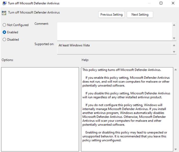 如何在Windows11中禁用Microsoft Defender防病毒软件