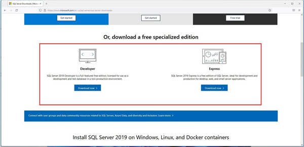 在Windows11上下载并安装Microsoft SQL Server 2019方法