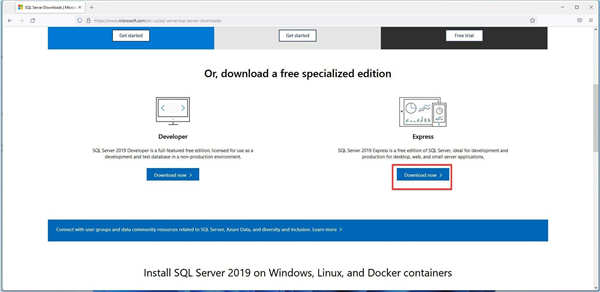 在Windows11上下载并安装Microsoft SQL Server 2019方法