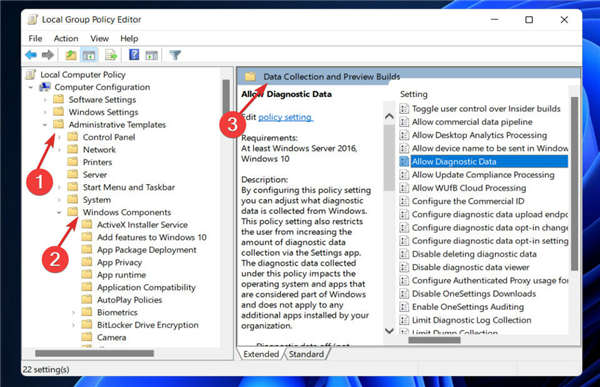 如何在 Windows 11 中禁用遥测