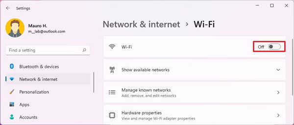 如何在Windows11上启用或禁用无线连接