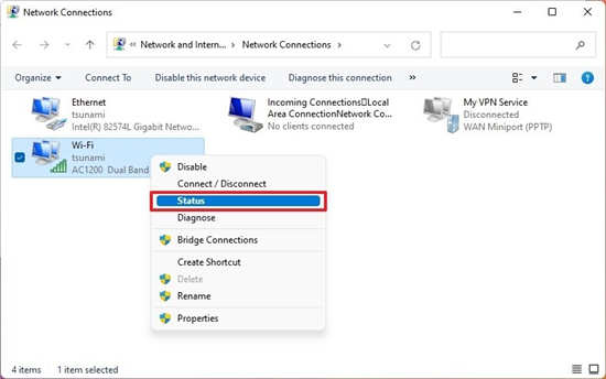 Windows11使用控制面板停止自动Wi-Fi连接方法