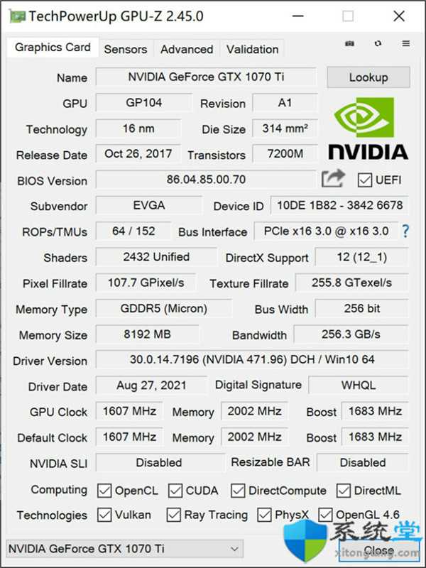 GPU-Z 2.45 增加了对 RTX 309