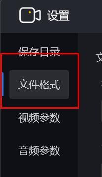 嗨格式录屏大师视频文件格式配置mp4