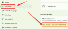 Windows11怎样登录本地用户