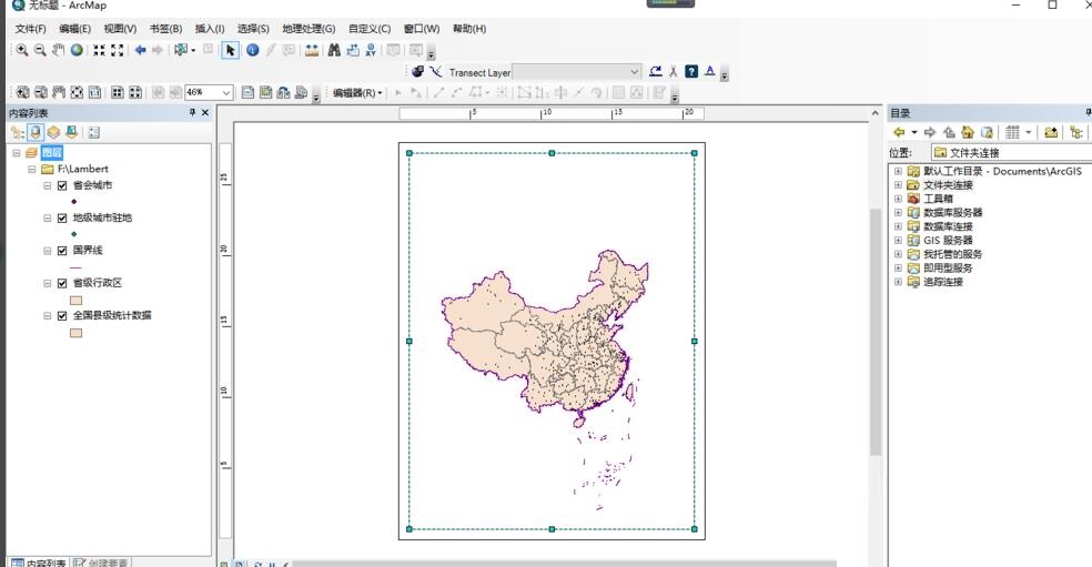 如何使用arcgis为制作的地图添加经纬度