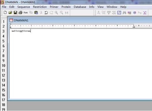 如何用DNAMAN软件得到反向互补的DNA序列