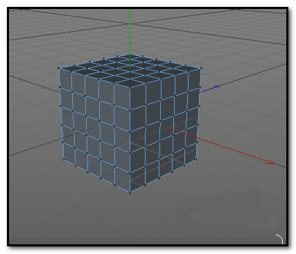 c4d中立方体制作倒角的具体操作流程