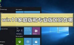 windows10家庭版和专业版区