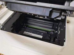 华为打印机pixlab x1换墨盒教程