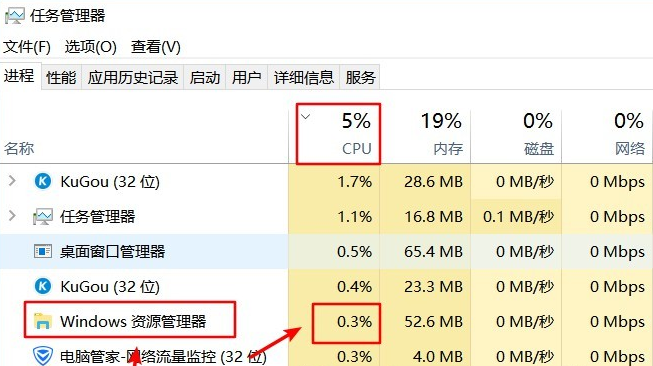 资源管理器占用CPU过高(资源管理器占用cpu过高)