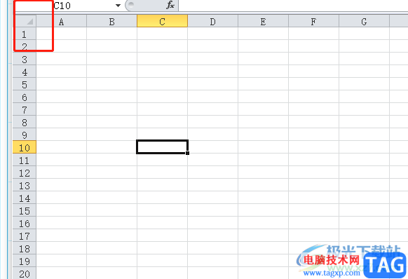 ​excel改变表格整体底色的教程