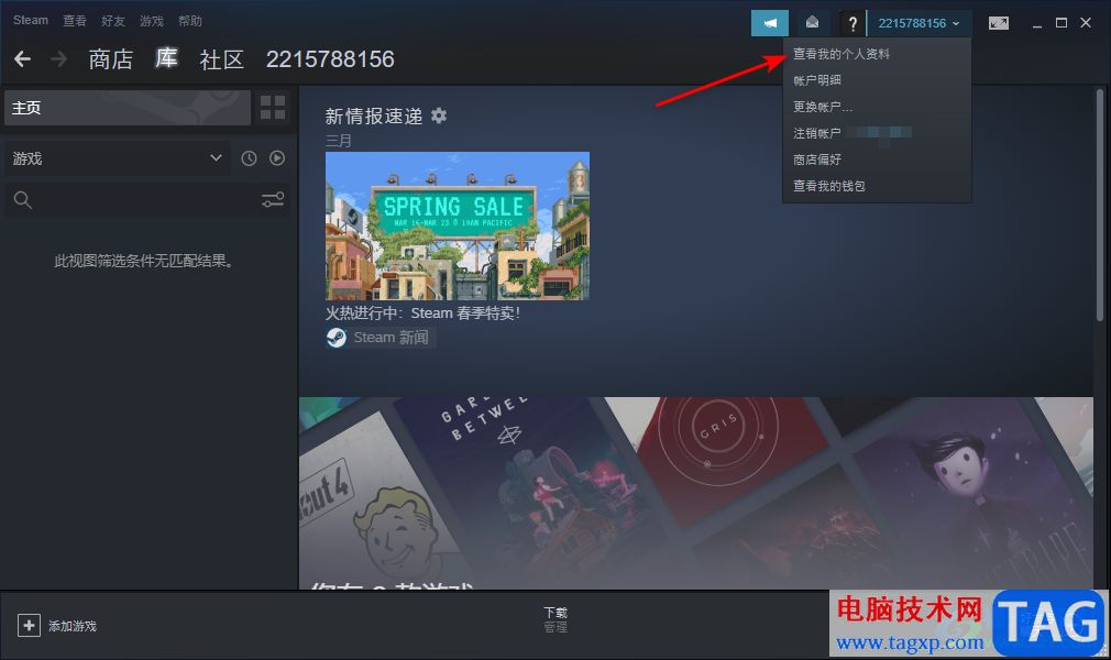 steam将自己游戏状态隐身的设置方法