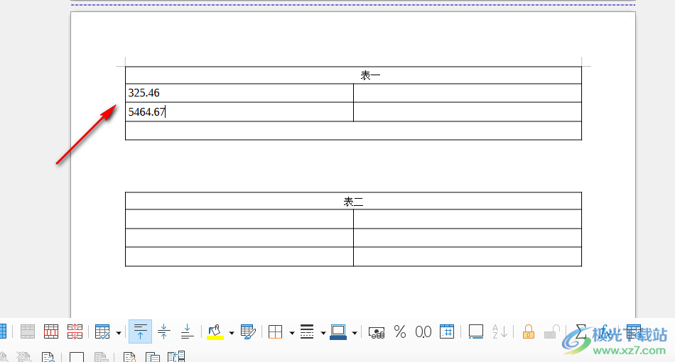 libreoffice文档保留两位小数的方法