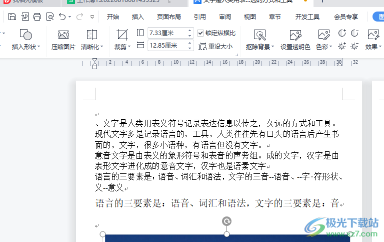 ​wps文档中的图片打印下来中间是空白的解决教程