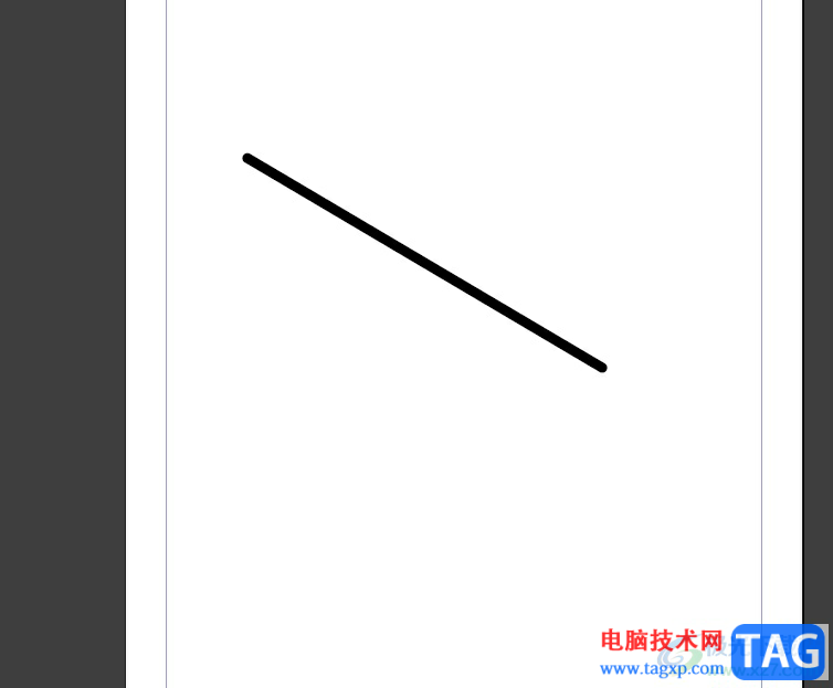 ​InDesign把直线的端点变成圆角的教程