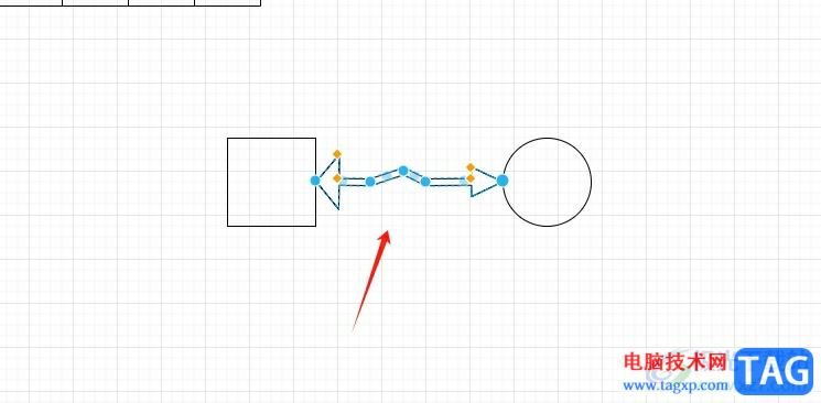 Draw.io使用双箭头的教程