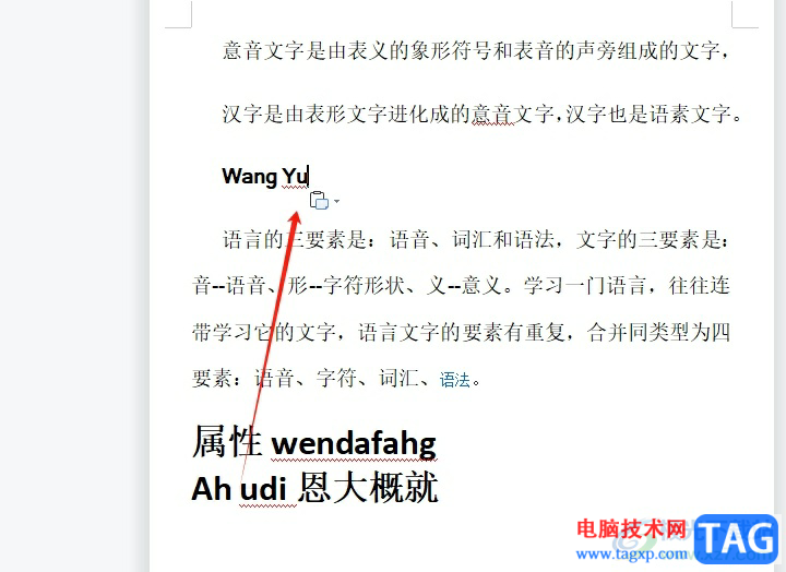 wps把名字转换成英文的教程