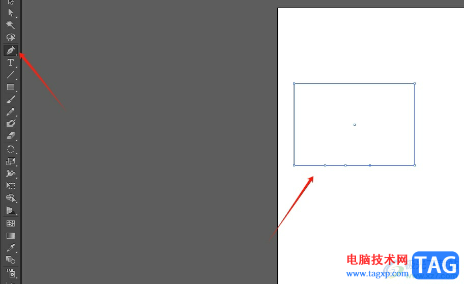 illustrator将图形的一部分断开的教程