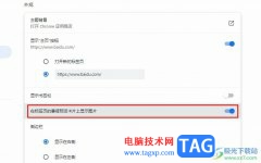 谷歌浏览器开启标签页图片预览功能的方