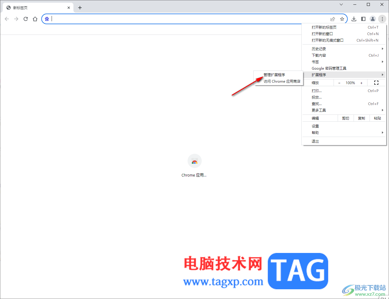 Google Chrome浏览器打开开发者模式的方法