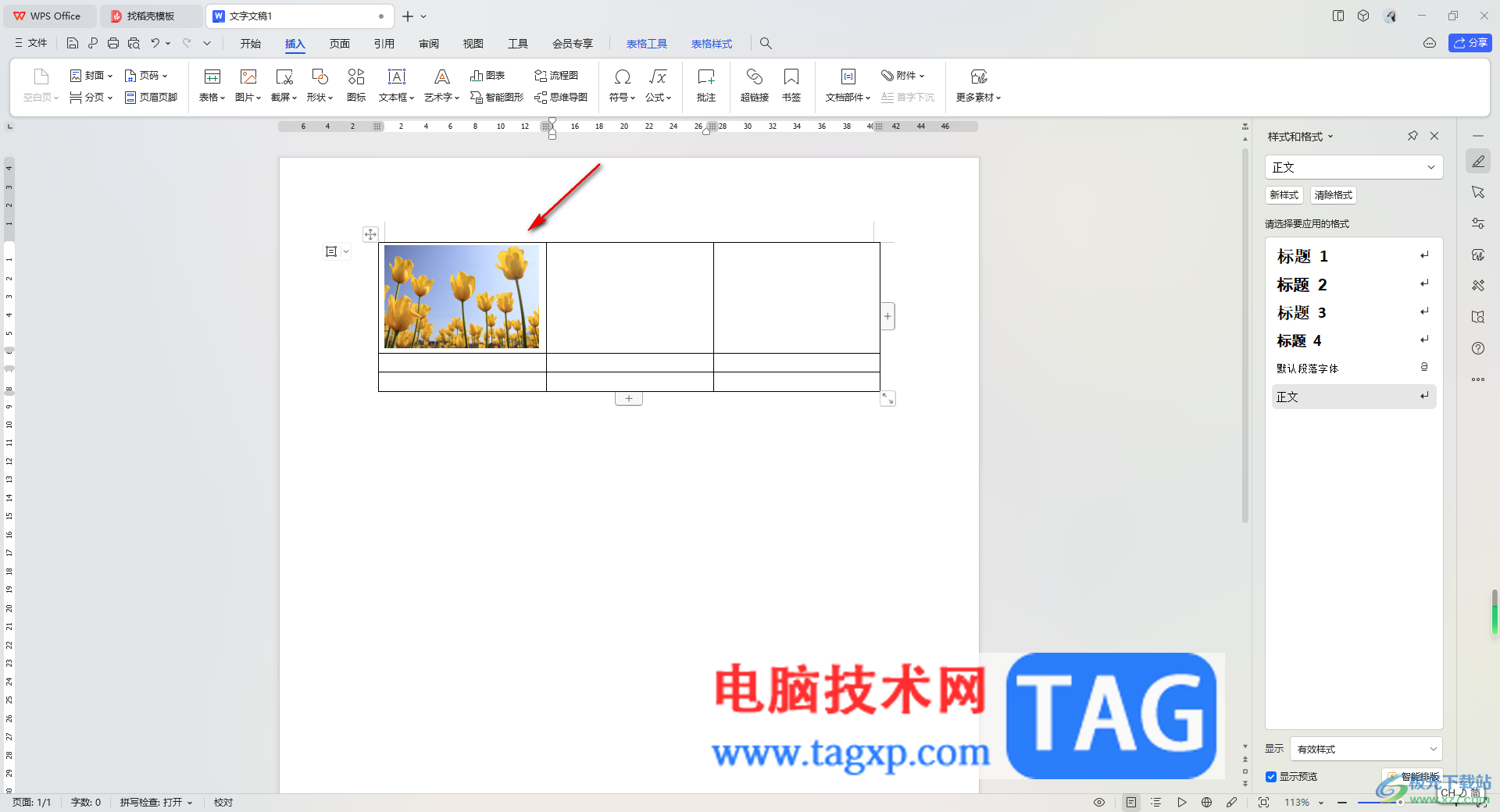 WPS文档设置多张图片整整齐齐的方法