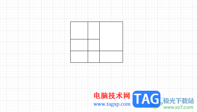 Draw.io合并表中的单元格教程