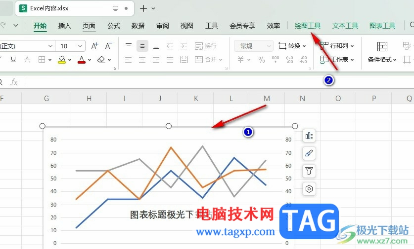 WPS Excel图表设置图片填充的方法